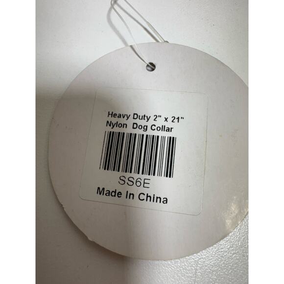 2” Wide Tactical Heavy Duty Nylon Large Dog Collar K9 Military - Picture 3 of 6